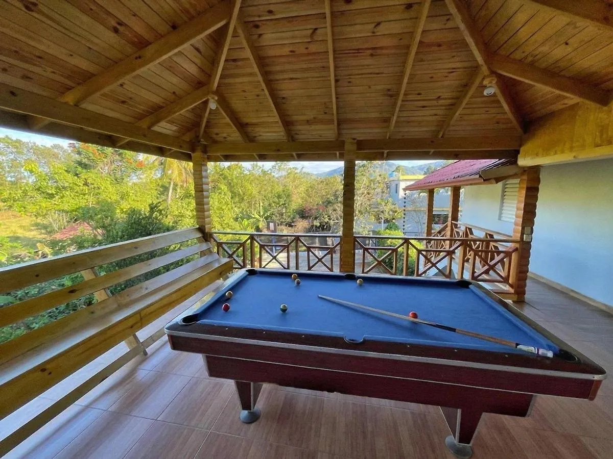 Villa Los Caciques By Hospedify - Hermosa Villa Con Piscina, Billar, Zona De Bbq Y Domino Jarabacoa